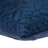 Quilted Velvet Geo Decorative Throw Pillow