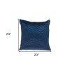 Quilted Velvet Geo Decorative Throw Pillow