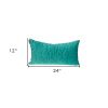 Quilted Velvet Geo Lumbar Decorative Pillow