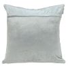 Quilted Diamonds Velvet Solid Color Throw Pillow