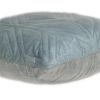 Quilted Diamonds Velvet Solid Color Throw Pillow
