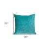 20" Cotton Blend Throw Pillow