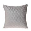 Tufted Velvet Quilted Throw Pillow