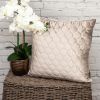 Tufted Velvet Quilted Throw Pillow