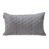 Tufted Velvet Quilted Lumbar Throw Pillow