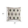 Classic Ikat Pattern Throw Pillow