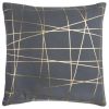 20" Abstract Linework Cotton Throw Pillow