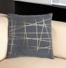 20" Abstract Linework Cotton Throw Pillow