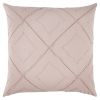 Pin Tuck Diamond Pattern Throw Pillow