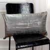 Distressed Brush Stroke Lumbar Pillow