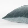 22" Cotton Velvet Throw Pillow