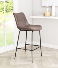 Byron Counter Stool (Color: Brown)