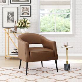 Berkeley Accent Chair (Color: Vintage Brown)