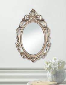 Royal Crown Wall Mirror (Color: Gold)