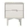 FarmHouse 2 Drawer Solid Wood Nightstand