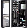 2-in-1 Wall or Door Mounted Jewelry Organizer Full Length Mirror