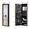 2-in-1 Wall or Door Mounted Jewelry Organizer Full Length Mirror