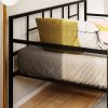 Twin size Metal Daybed Frame with Roll Out Trundle Bed Frame