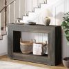 Modern Farmhouse 47-inch Long Entryway or Console Sofa Table Wood Finish
