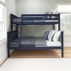 Twin over Full size Solid Wood Bunk Bed