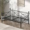 Twin size Classic Heavy Duty Metal Day Bed Frame