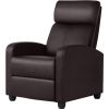 High-Density Faux Leather Push Back Recliner Chair