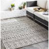Chevron Coastal Boho Style Indoor Outdoor Area Rug