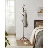 Sturdy Solid Wood Coat Rack with 8 Hooks