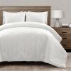 White Diamond Jacquard 3 PCS Comforter Set