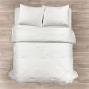 White Diamond Jacquard 3 PCS Comforter Set