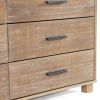 Modern Farmhouse Solid Wood 6 Drawer Double Dresser