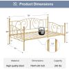 Twin size French Country Style Metal Daybed Frame