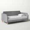 Twin size Polyester Fabric Upholstered Daybed with Nailhead Trim