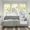 Twin size Polyester Fabric Upholstered Daybed with Nailhead Trim