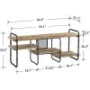 Modern Wood and Metal Entertainment Center TV Stand for TV