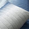Lightweight Crinkle Fabric 3 Piece Quilt Set
