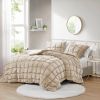Beige Velvety Soft Down Alternative Comforter Set