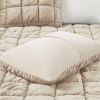 Beige Velvety Soft Down Alternative Comforter Set
