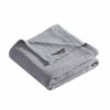 Cozy Lightweight Grey 100-Percent Cotton Blanket - Machine Washable