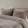 Soft Sherpa Faux Fur Comforter Set with Pillow Shams