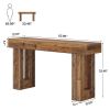 Modern Farmhouse 63-inch Narrow Entryway Console Sofa Table