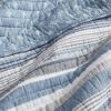 Nautical Anchor Blues 100-Percent Cotton Reversible Quilt Set