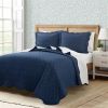 Scalloped Edge Reversible Thin Lightweight Quilt Set