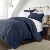 Microfiber Baffle-Box 6-Piece Reversible Bed-in-a-Bag Comforter Set