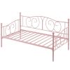 Twin size Victorian Metal Daybed Frame - 350 lbs. Weight Capacity