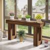 Modern Farmhouse 63-inch Long Narrow Console Sofa Table Wood Finish