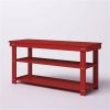 Wooden 2-Shelf Shoe Rack Storage Bench for Entryway or Closet