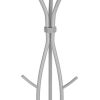 74-inch Freestanding Metal Coat Rack Entryway Hall Tree Umbrella Stand