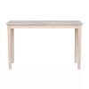 Unfinished Solid Wood Farmhouse Console Sofa Table