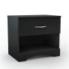 Modern 1 Drawer Nightstand End Side Table Storage